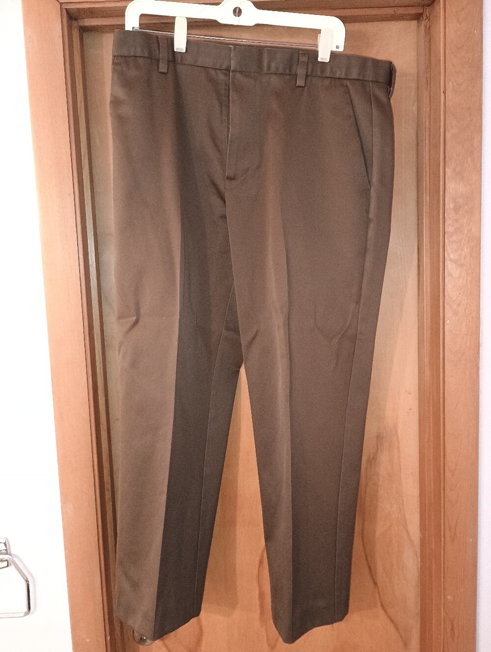 Dockers Classic Men's Brown Casual Chino 100% Cotton Dress Pants 37 in